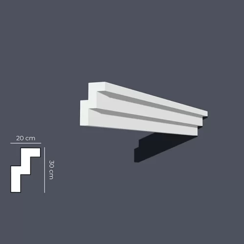 Cornisa 1017 30X20 mm