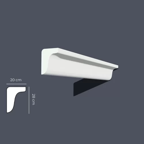 Cornisa 1028 28X20 mm